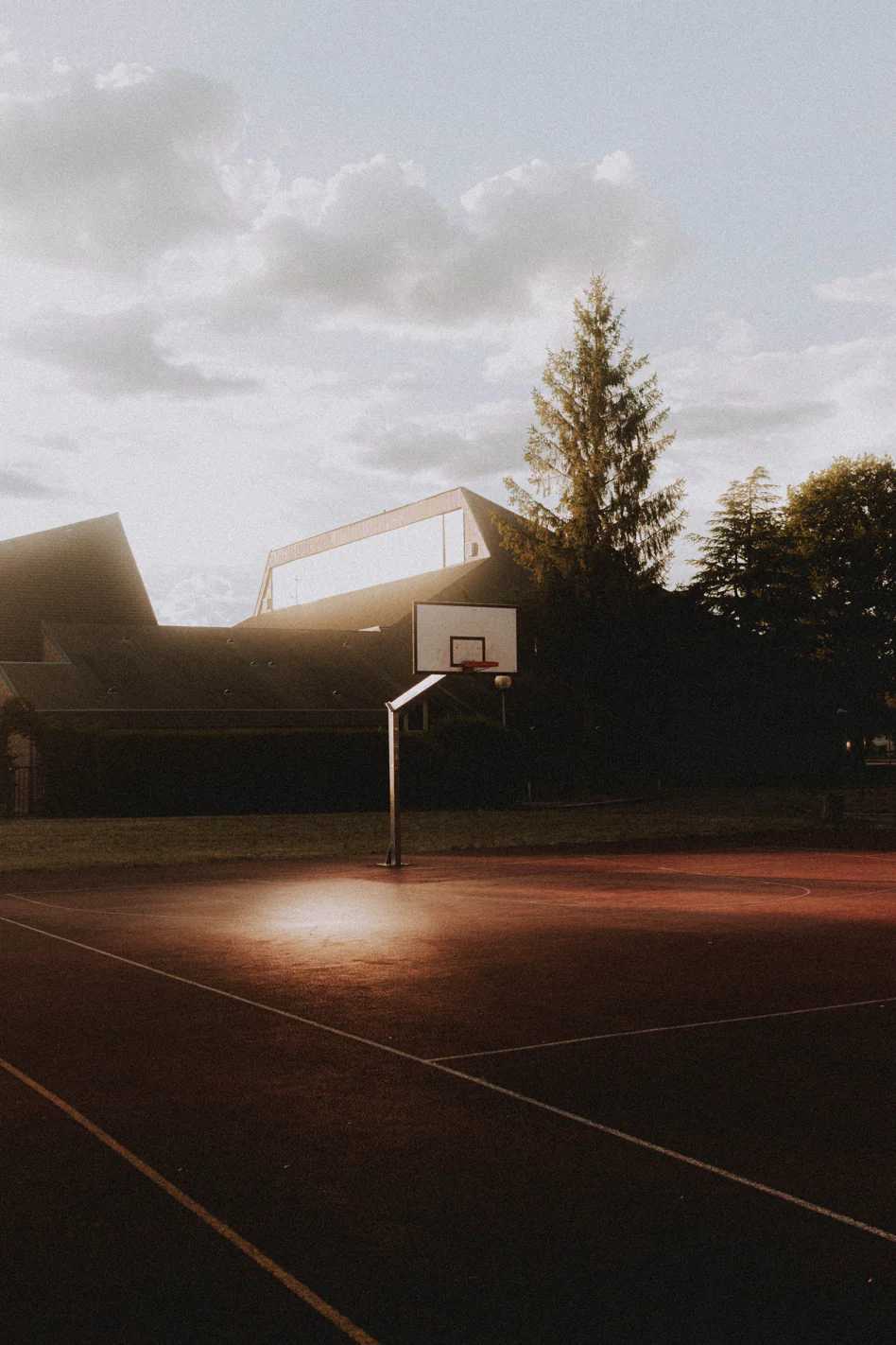 Basketball court @ The Neighborhood Hoop