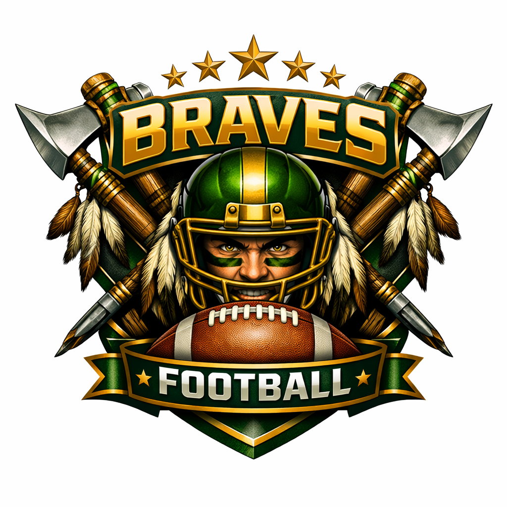 Youth American football players