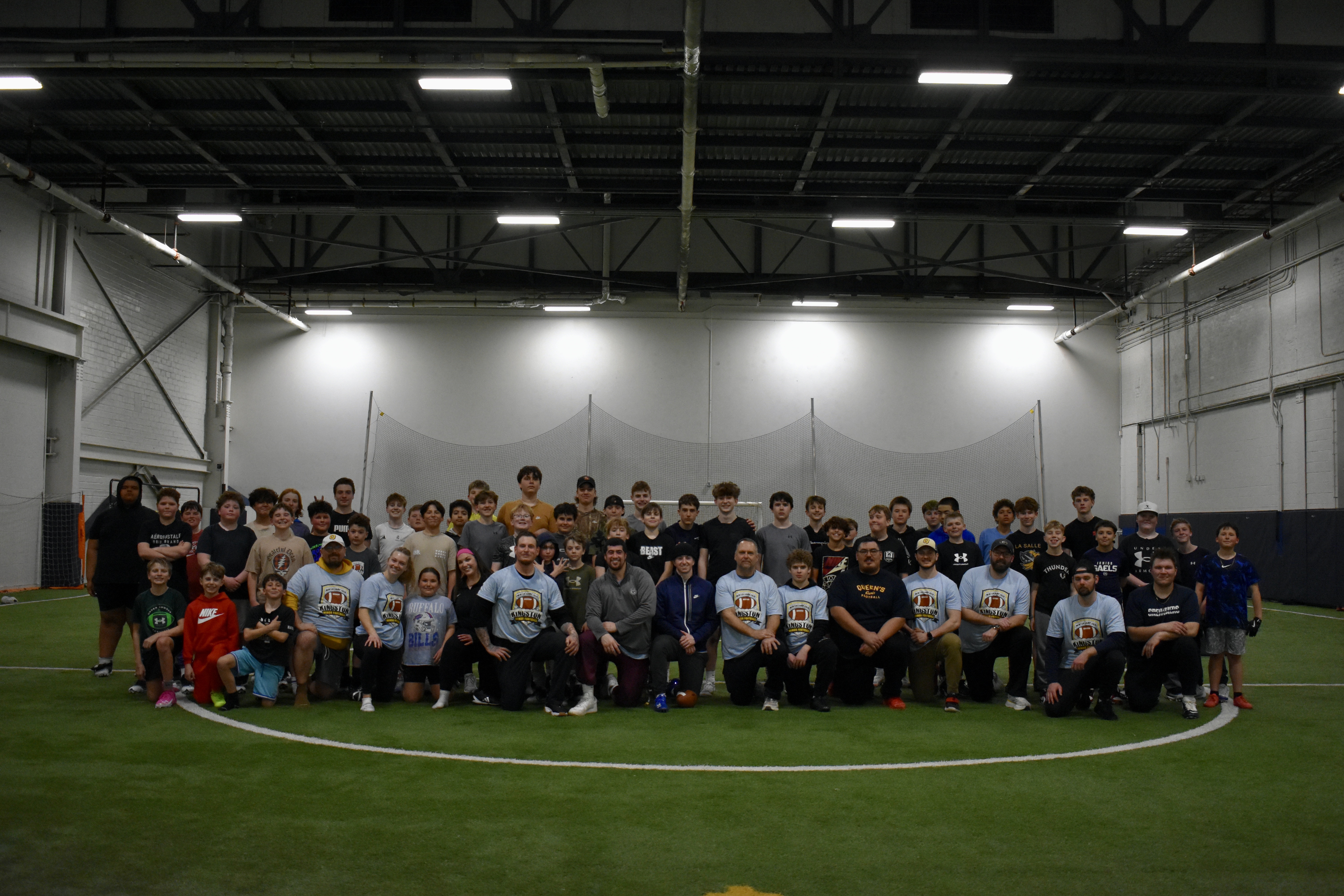 Kingston Minor Football League youth football development camp