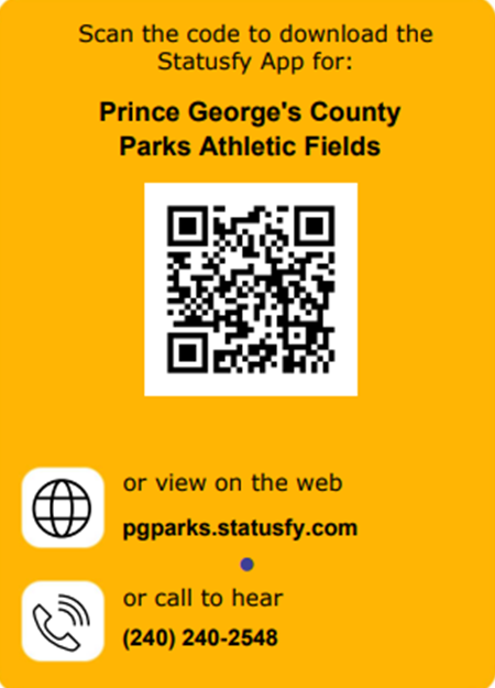 Prince George's County Parks Athletic Fields