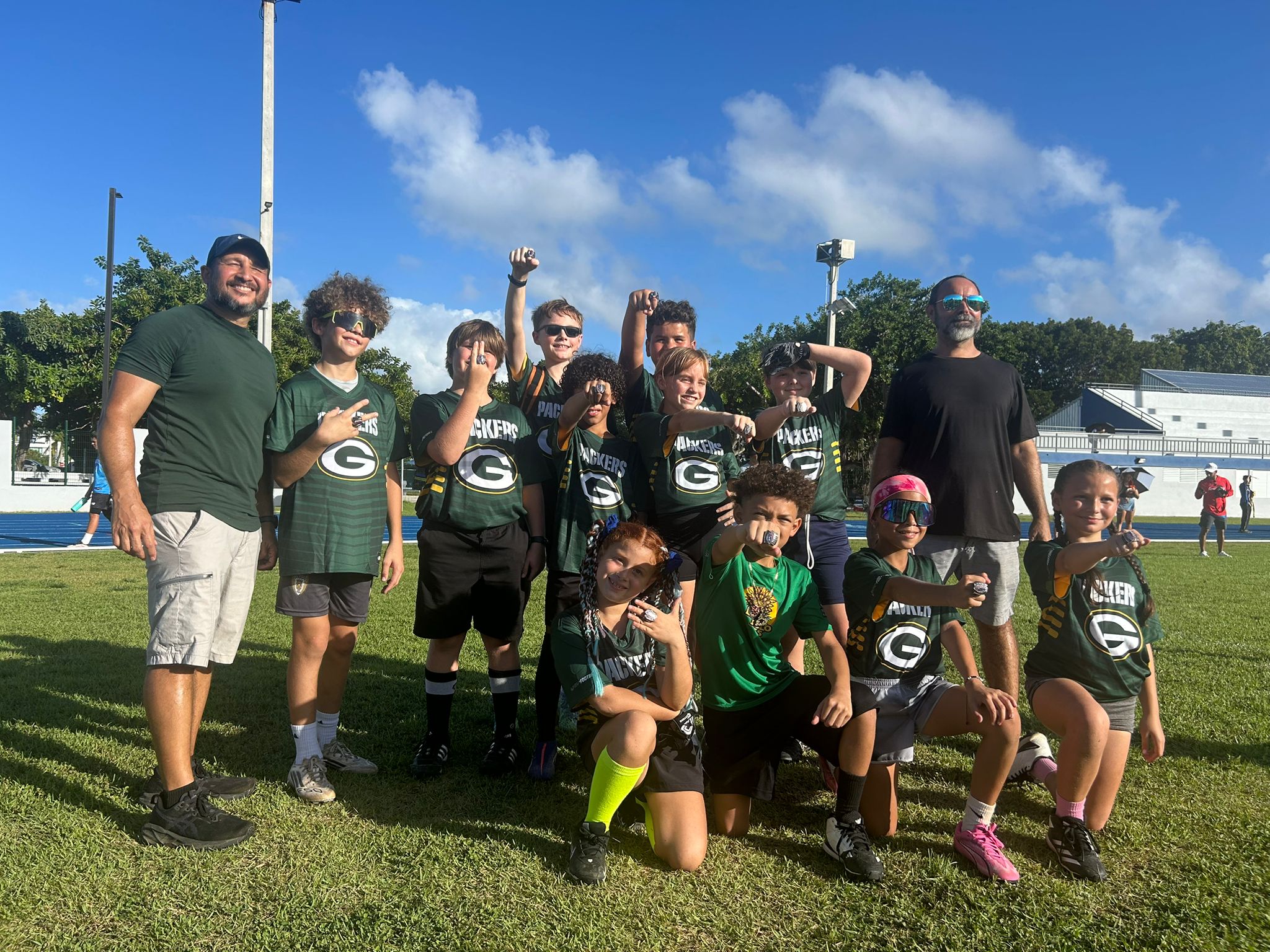 10u Championship 2025 Coach Frank Toutloff (right) Coach David Garcia (left)
