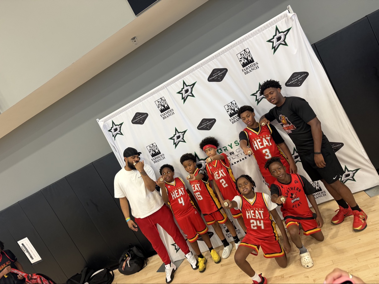 Southern Heat Basketball team photo