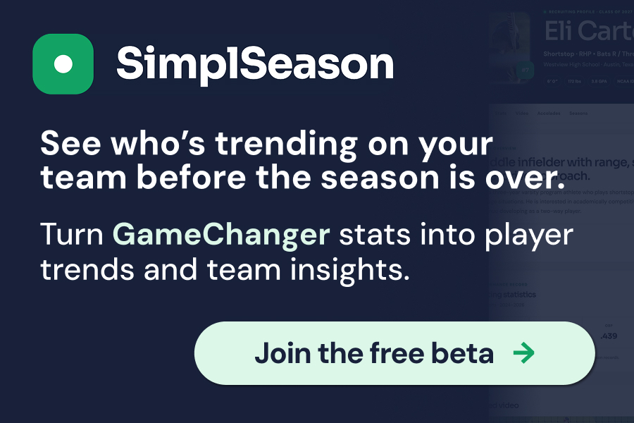 SimplSeasons - An essential GameChanger add-on for the data fanatic.