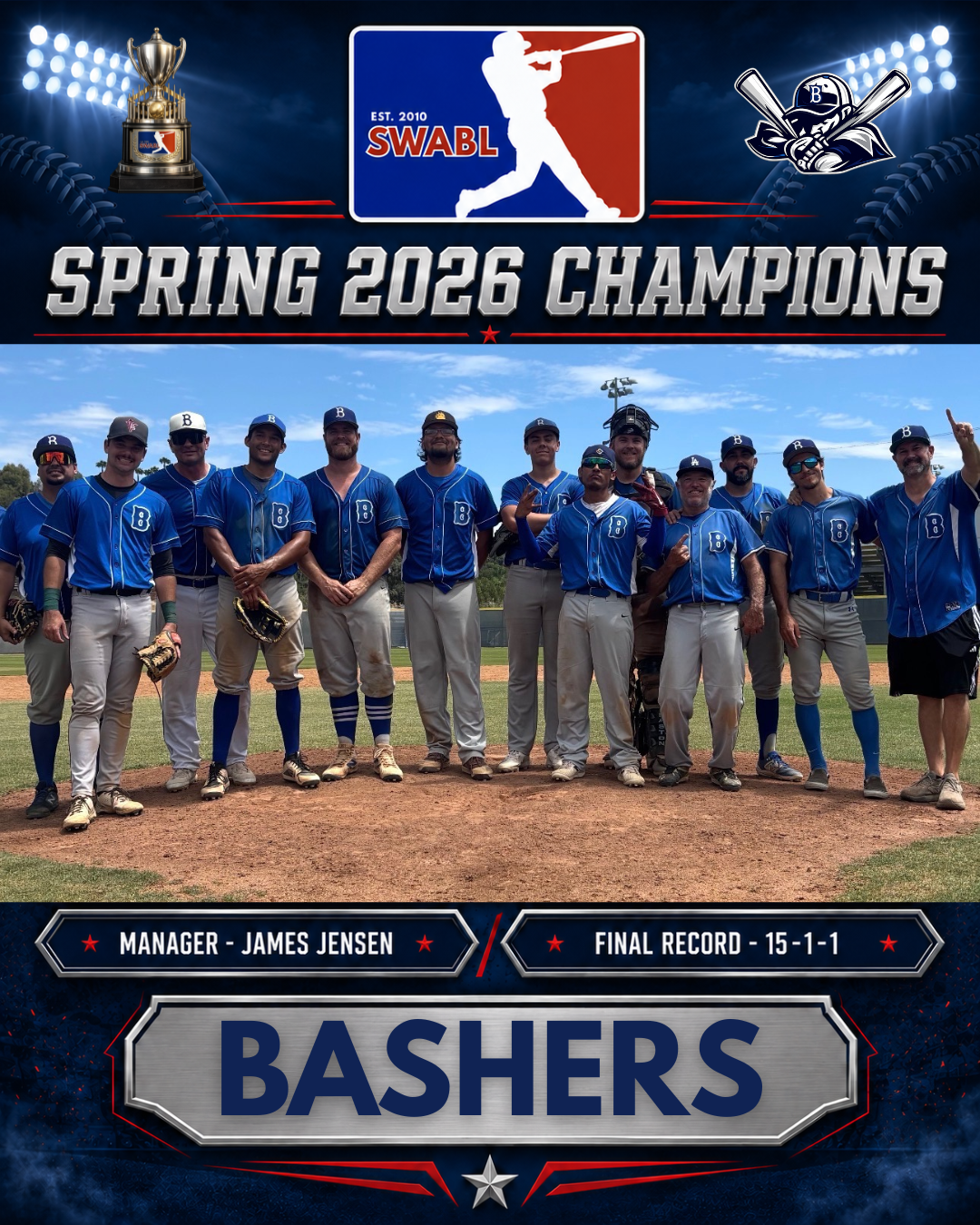 SWABL Spring 2026 Champions