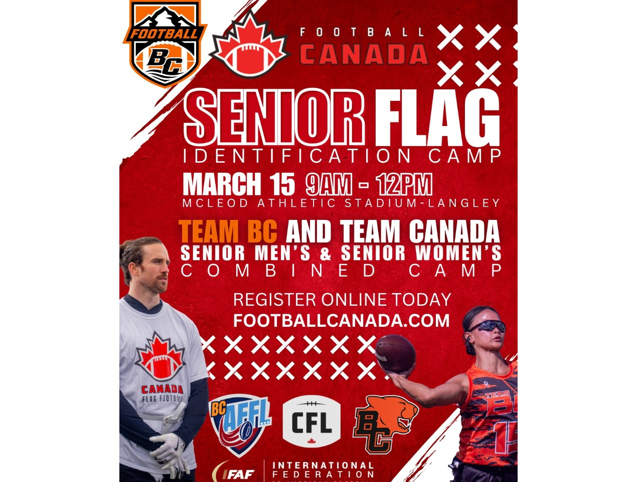 Football Canada & Football BC Launch Senior Flag Identification Camp