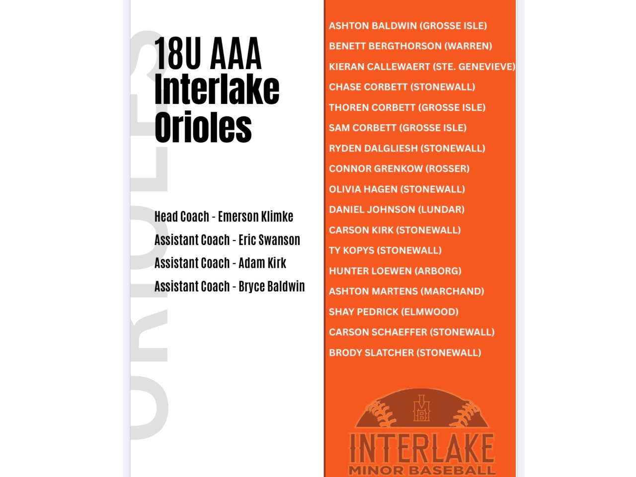 Interlake Math Club Interlake Minor Ball : Powered by TeamLinkt